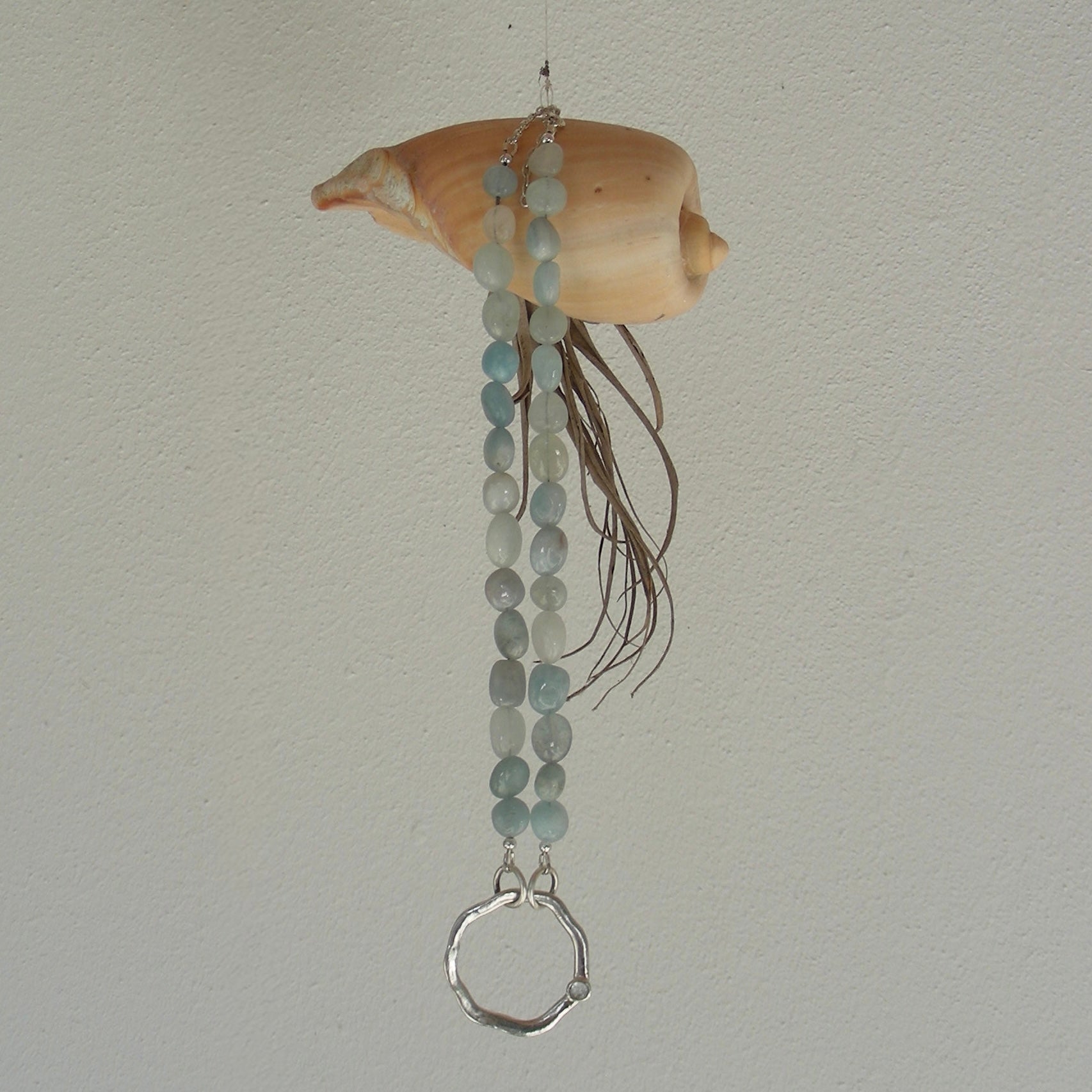 Azura - Aquamarine Ring Choker