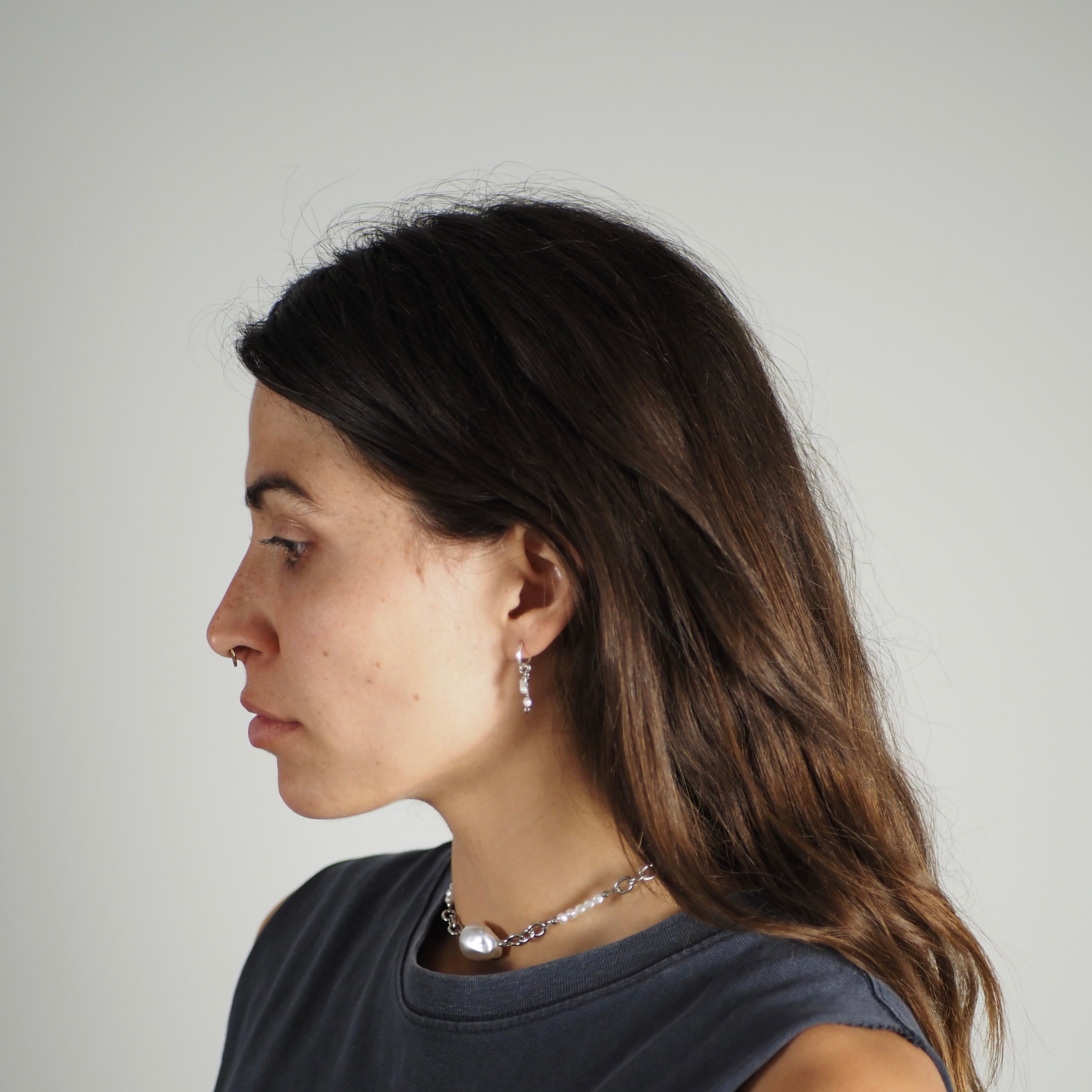 Earrings with Layered Drops