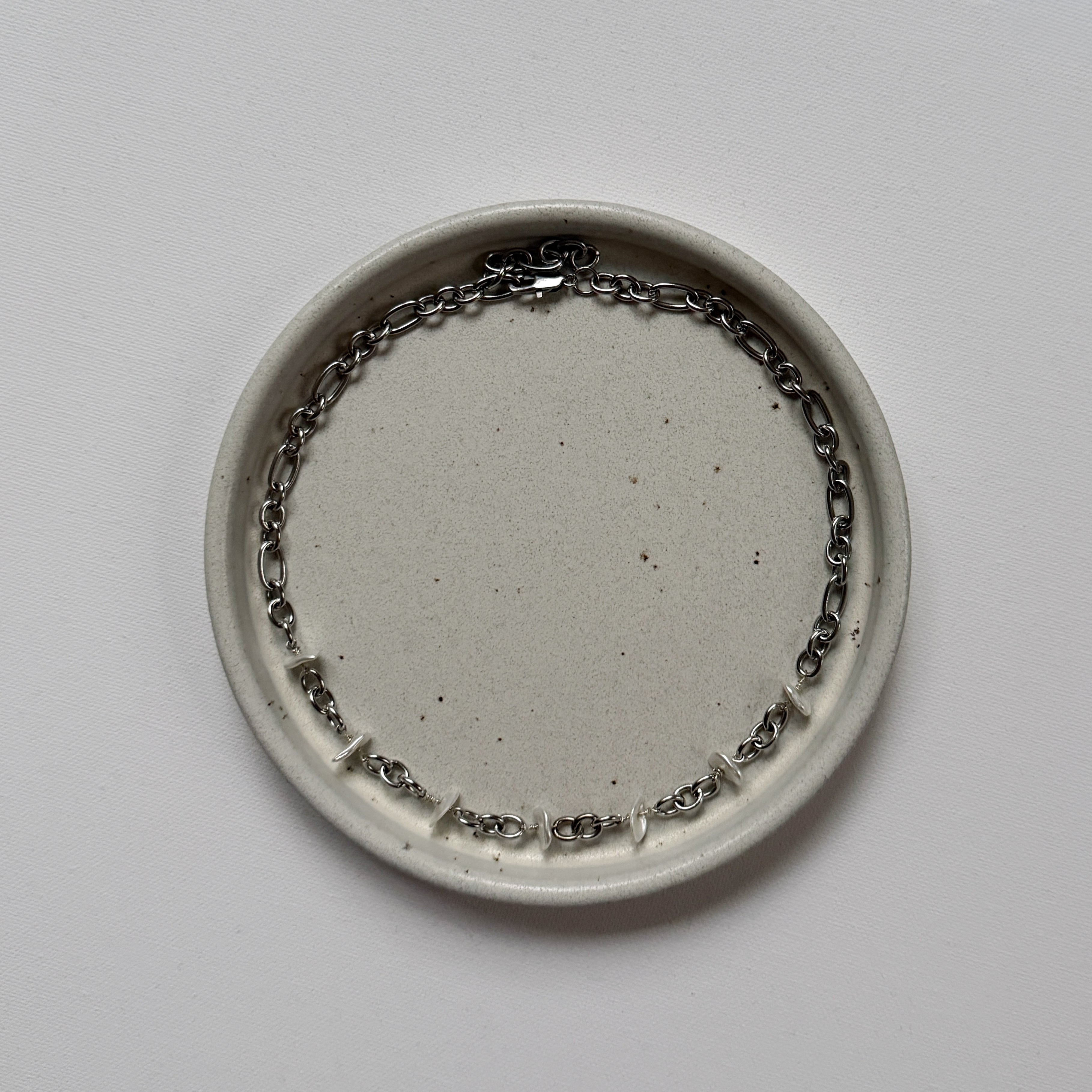 Metal Choker with Discs