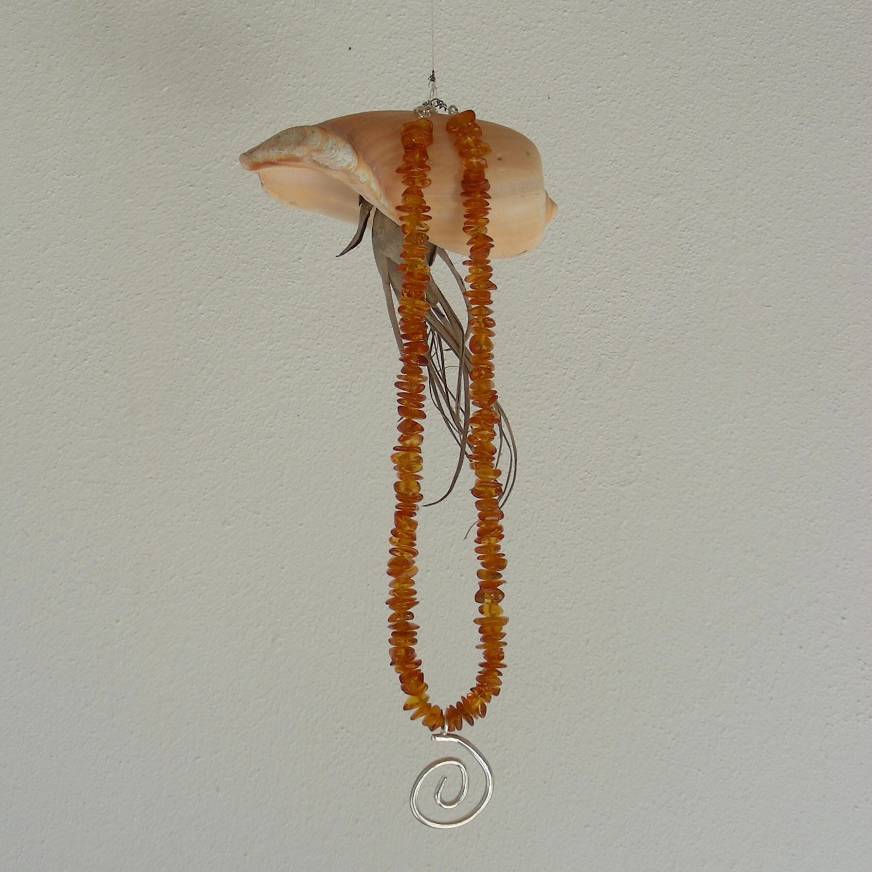 Coral - Amber Necklace