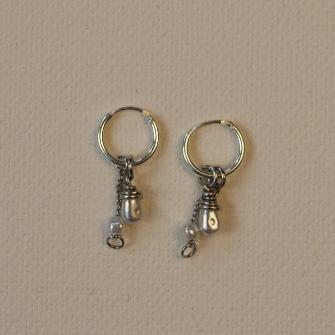 Earrings with Layered Drops